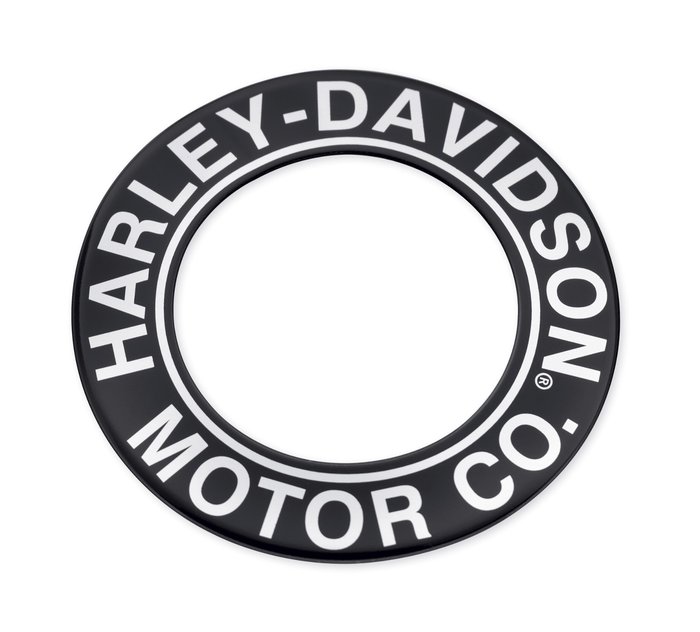 Harley-Davidson Motor Co. Script Fuel Cap Medallion 1