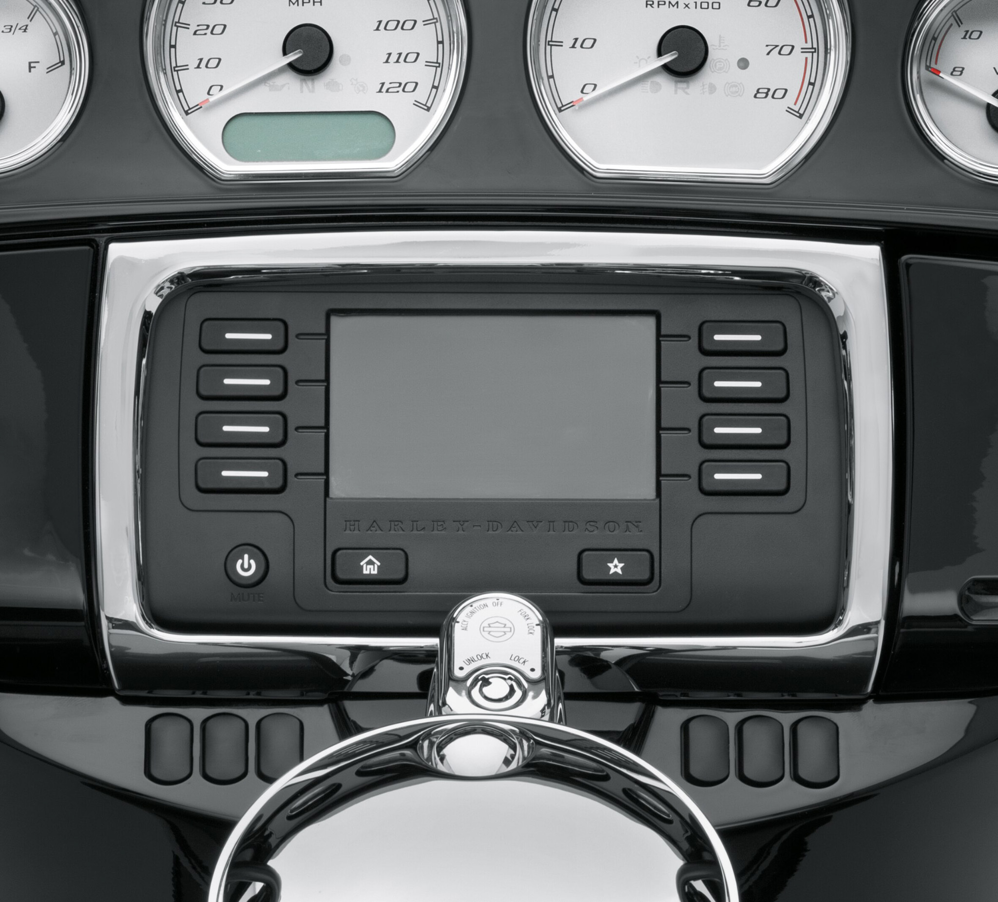 simplefootage harley davidson street glide radio