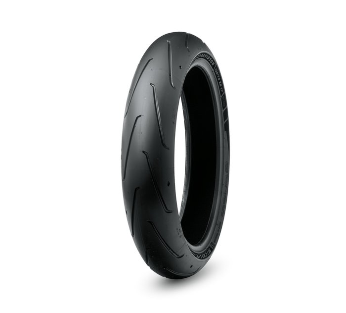 Pneu Michelin série Scorcher - pneu avant, 120/70R17 flanc noir, 17 po 1