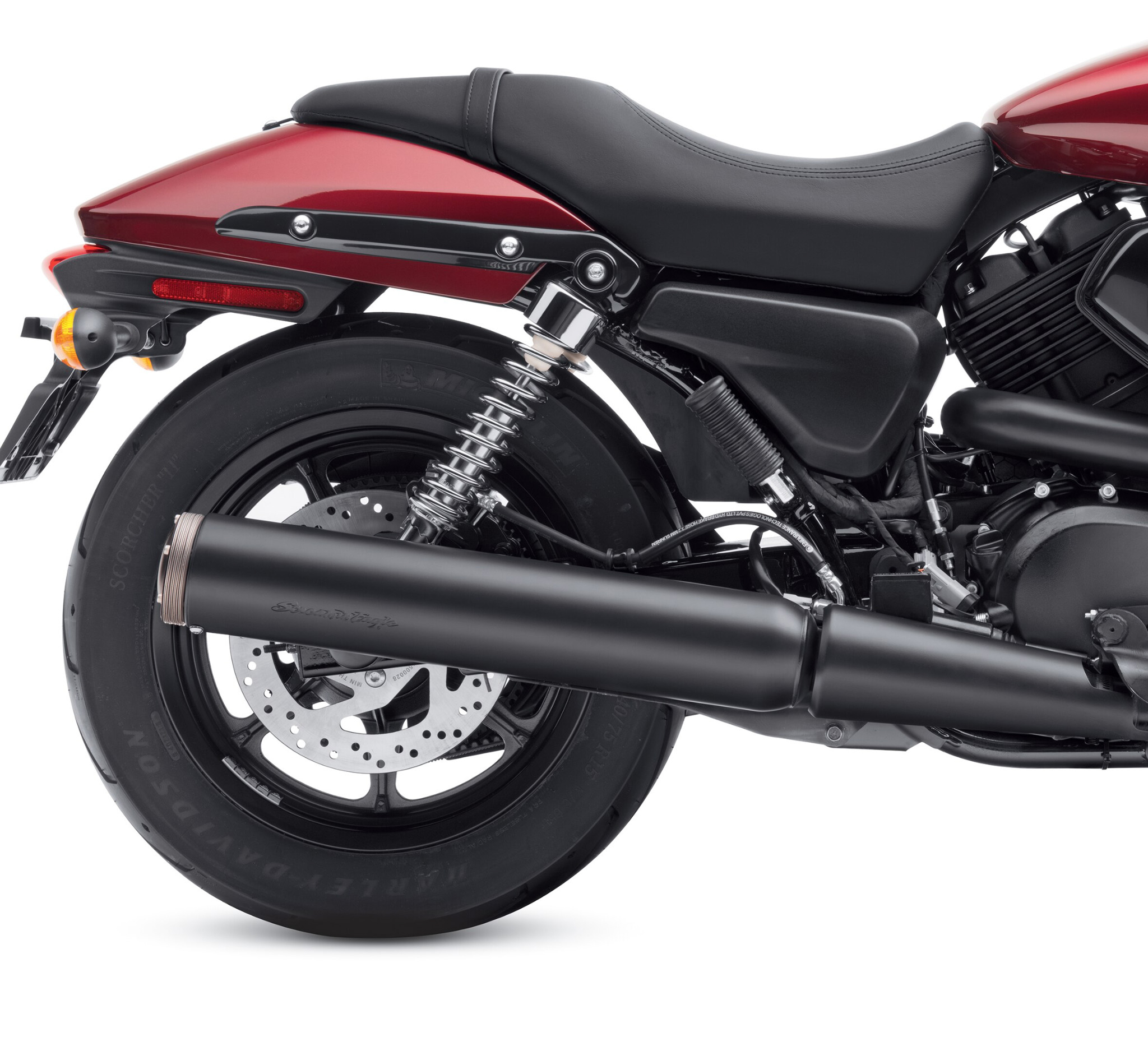 Screamin Eagle Nightstick 2 Into 1 Slip On Muffler 64900220 Harley Davidson Indonesia