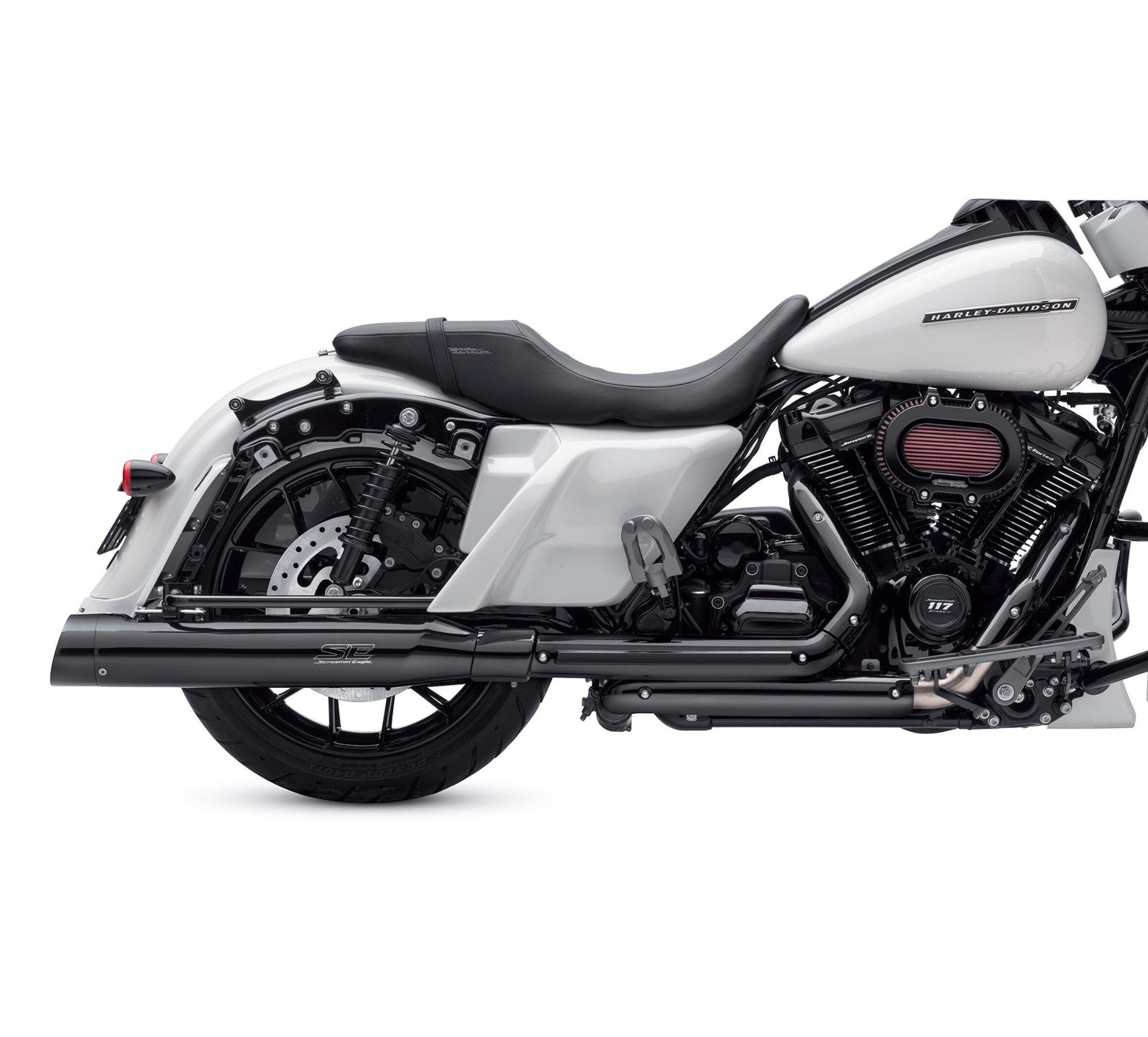 Screamin Eagle High Flow Exhaust System With Street Cannon Mufflers 65600330 Harley Davidson Usa