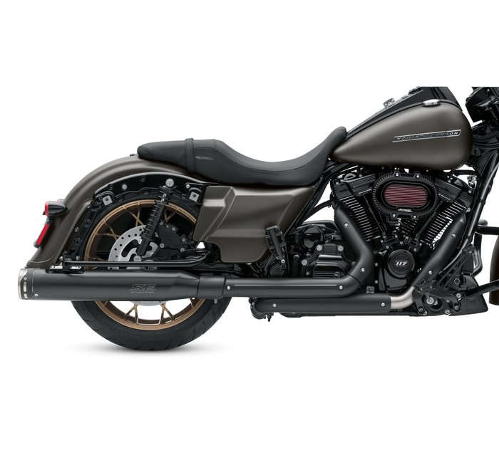 Screamin' Eagle High-Flow Exhaust System with Street Cannon Mufflers 1