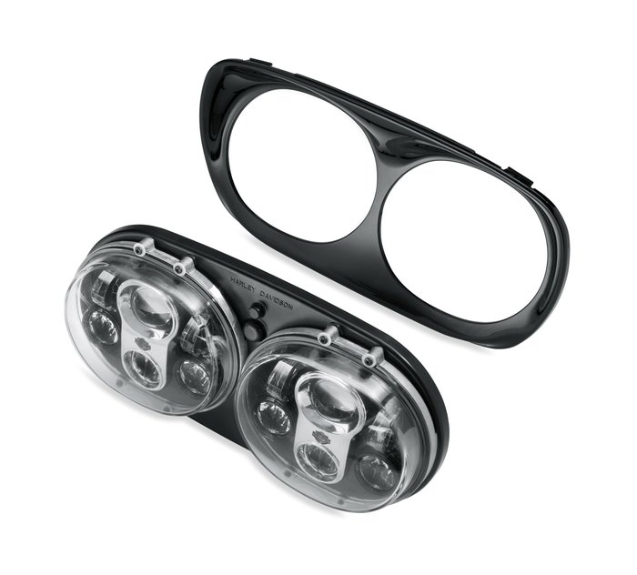 Funlove Chrome Daymaker Dual 5.75 LED Headlight for Harley Davidson Road Glide