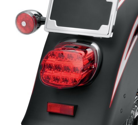 LAL2 NHUA XI Led Taillight Light Harley Touring Road Street Glide Ultra Classic Sportster Dyna Super Glide Low 883 Softail Heritage Fatboy Deluxe Indian Rear Saddlebag Fender Turn Signal 