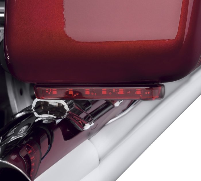 Electra Glo™ Stealth Auxiliary LED Run/Brake/Turn Lamp - Red Lens 1