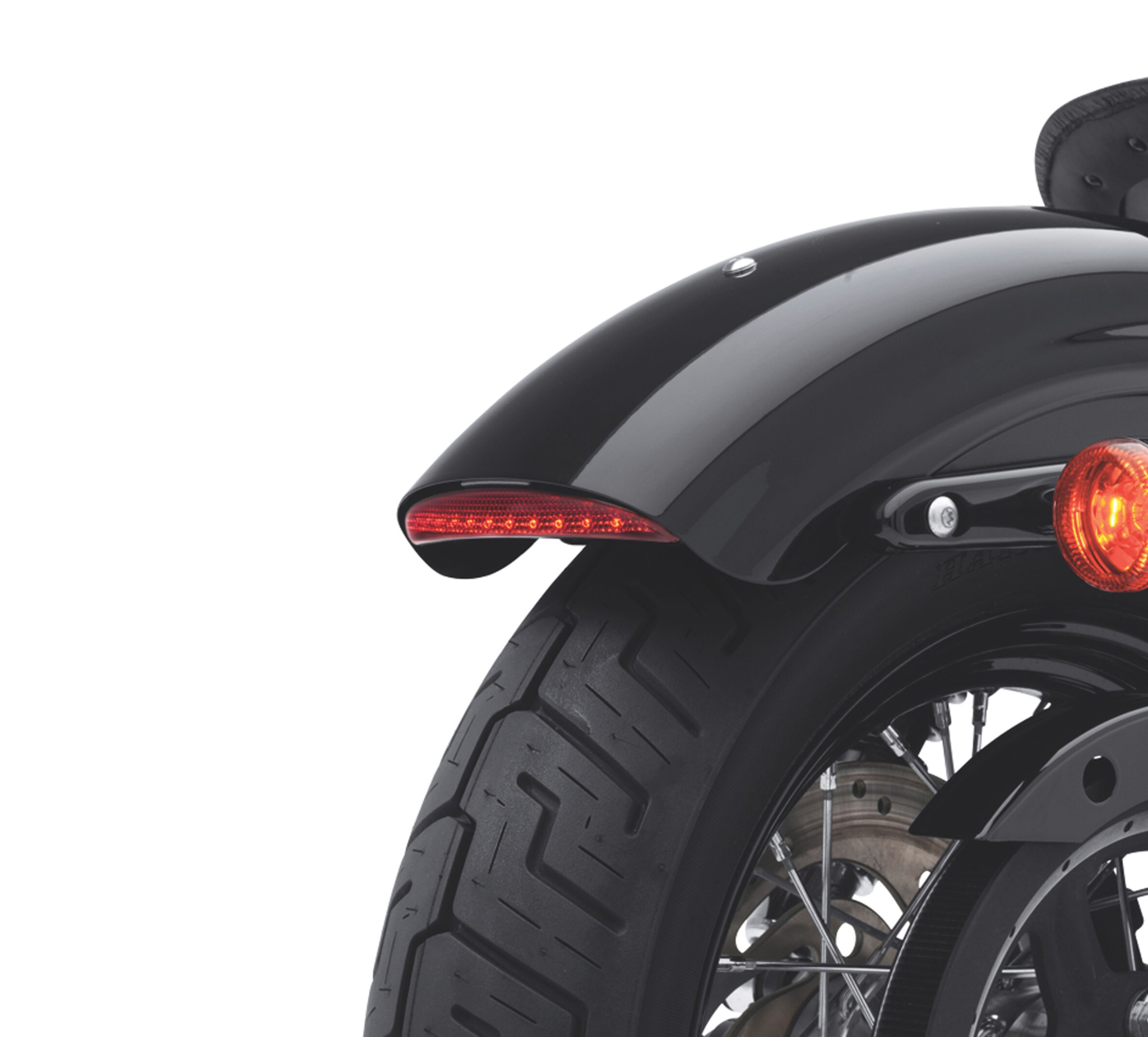 Motor Stop License Fender Tail light For Harley Sportster Custom XL1200C 99-19