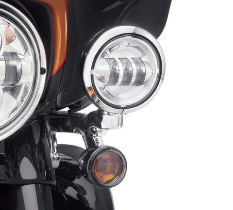 SKUNTUGUANG 7 Zoll Schwarz Daymaker LED Scheinwerfer + 2x 4-1/2  Nebelscheinwerfer Passing Lampen für Road King Motorrad (1 satz) :  : Auto et Moto