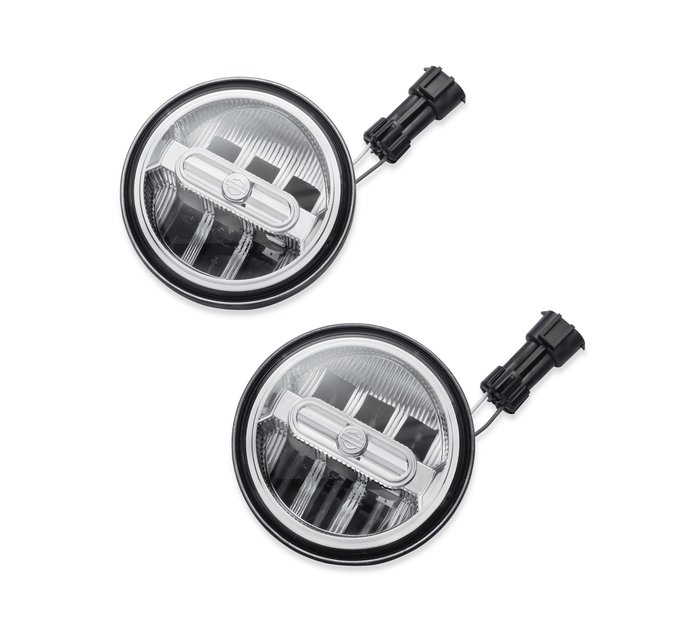 4 in. Daymaker Signature Reflector LED Auxiliary Lamps - Chrome 1