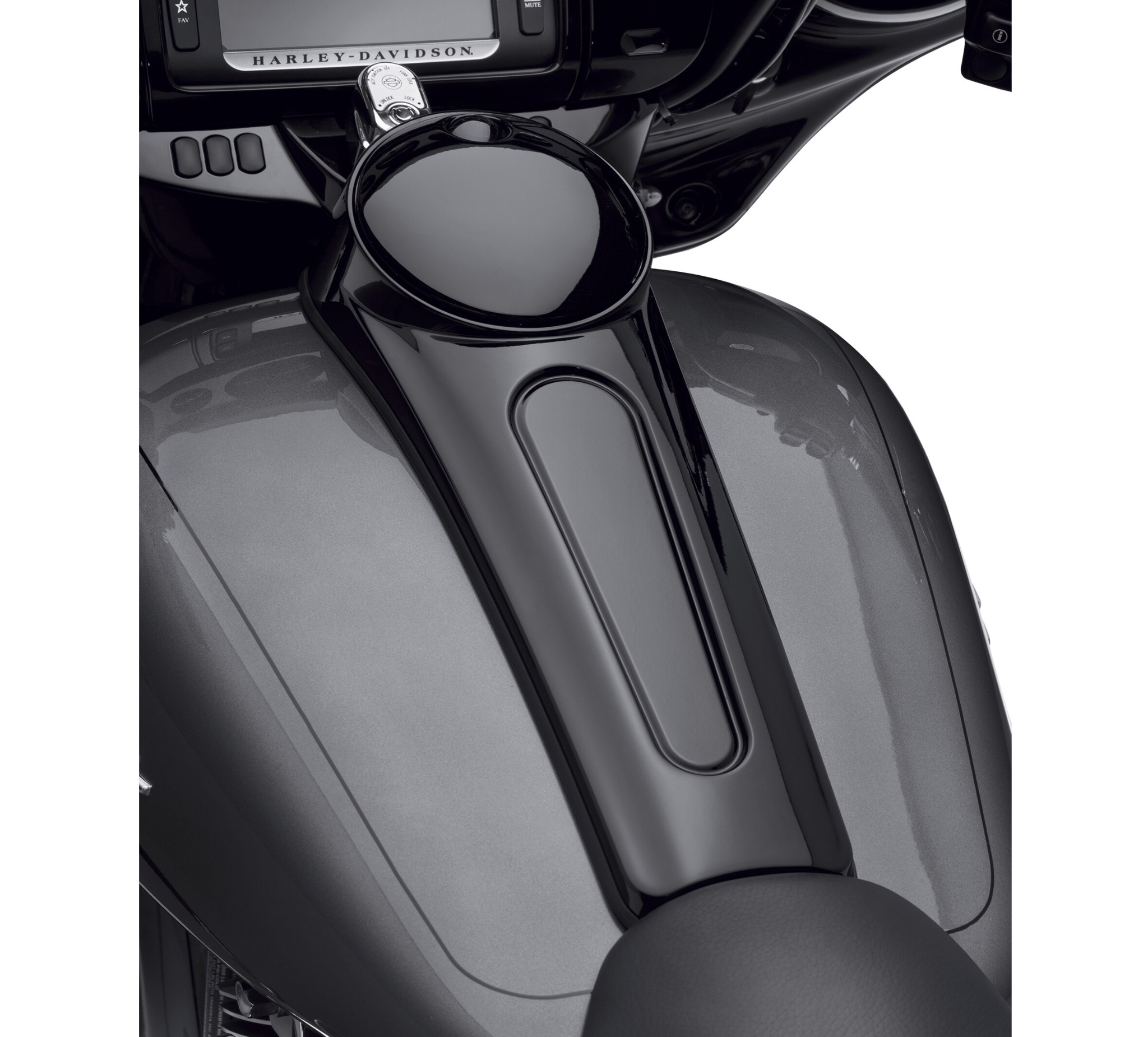 Schwarzglanzendes Konsolenkit Ohne Cb Kommunikationsanschluss 70900463 Harley Davidson Deutschland