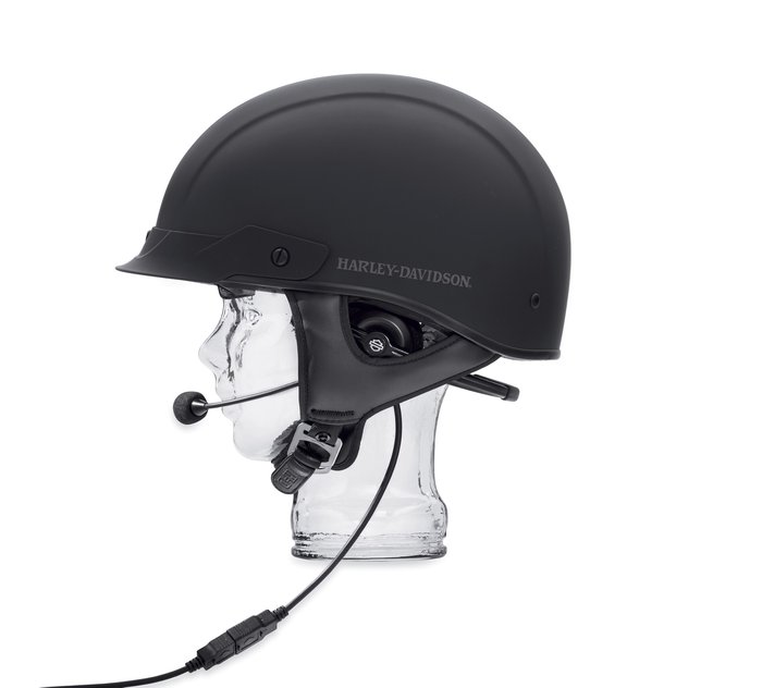 Boom Audio Premium Half Helmet Music Communications Headset 76000730 Harley Davidson Usa