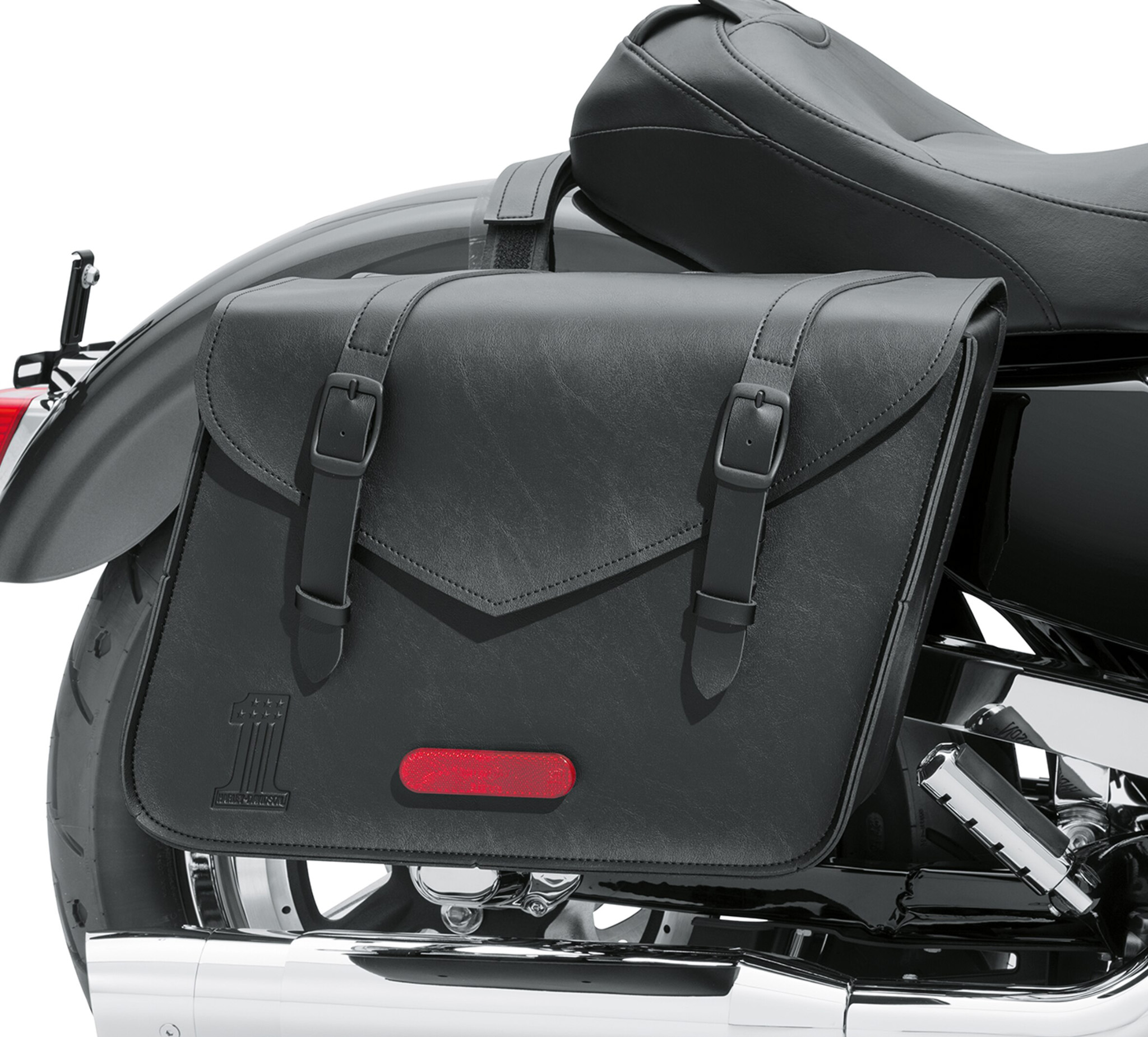 Borse e borsette Valigie e accessori da viaggio Trolley Black Skull Vera Pelle Borsa Borse laterali per Harley Davidson Softail Breakout Fat ragazzo 