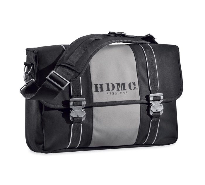 HDMC Messenger Bag - Black/Silver 1