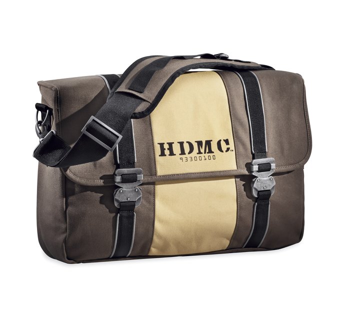 HDMC Messenger Bag - Brown/Tan 1