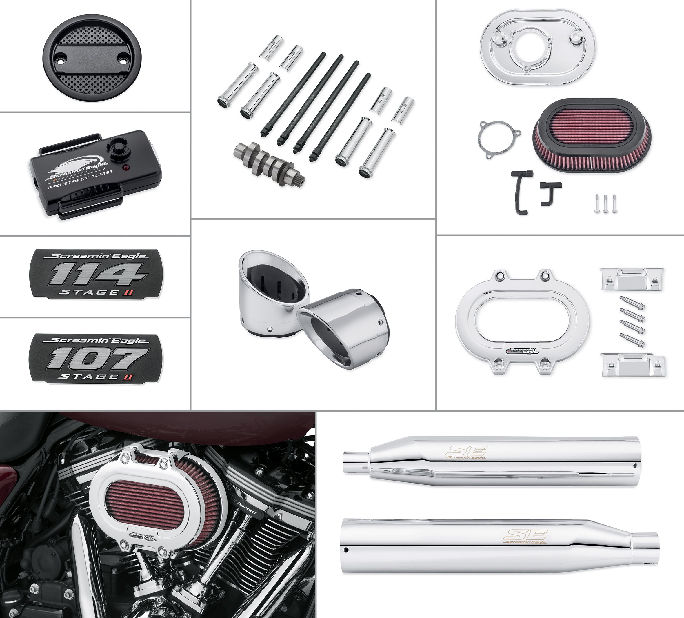 Screamin' Eagle Stage II Package Chrome HarleyDavidson KR