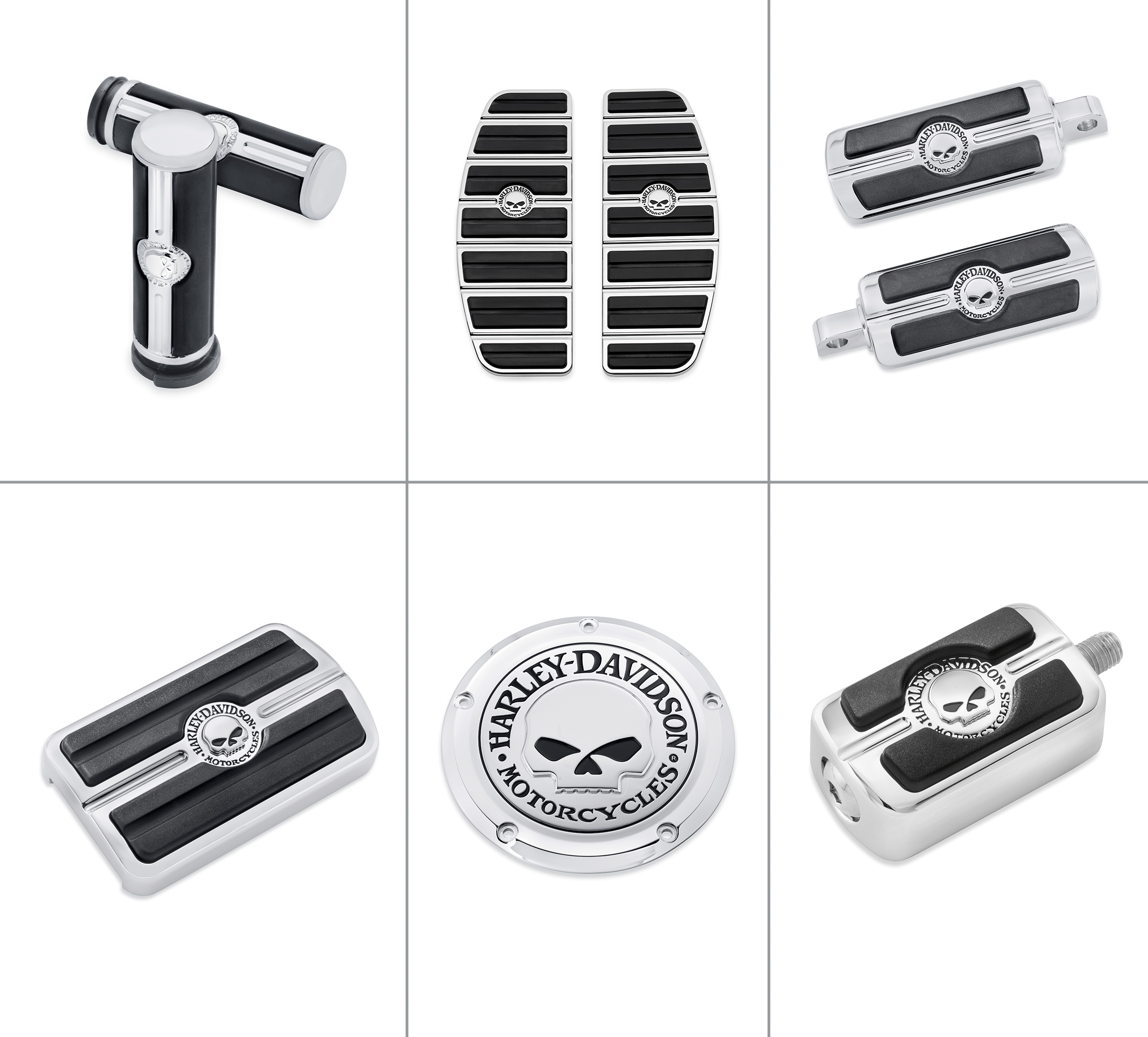 Classic Style Package - Chrome with Traditional-Style Footboards