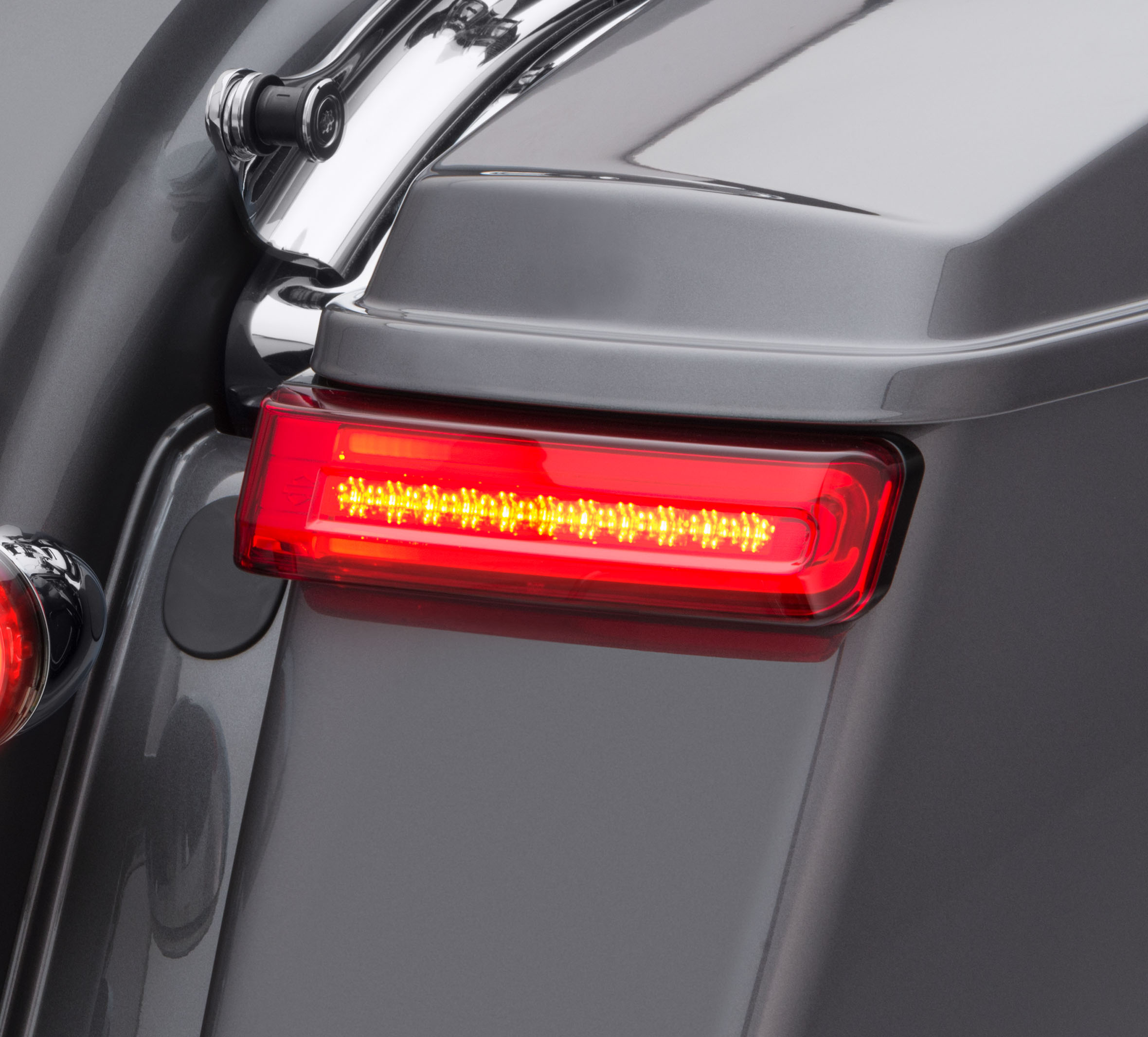 New Smoke Lens LED Tail Brake Light for Harley Touring Street Glide Heritage FL 