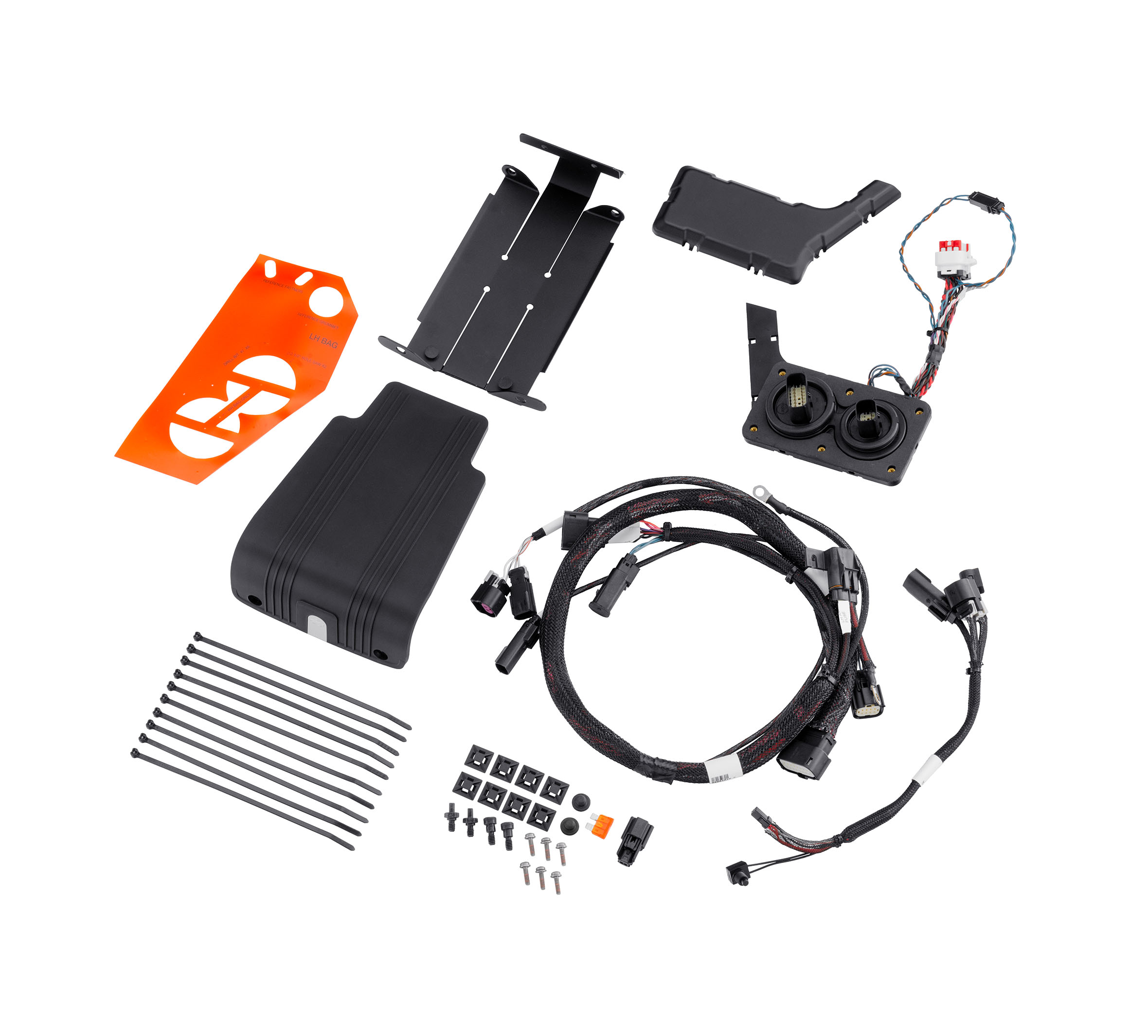 Oxygen Free Copper Motorcycle Amplifier Amp Wiring Kit Fits Harley Rockford OFC 