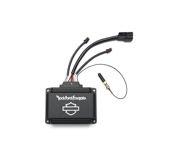 Amplificador Harley-Davidson® Audio con tecnología Rockford Fosgate® para modelos Road King 1