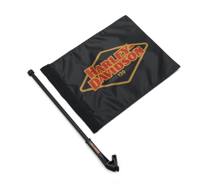 120th Anniversary Flag Kit – Tour-Pak/Saddlebag Mount 1