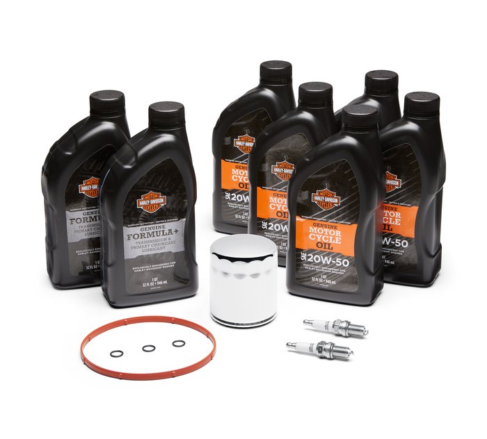 Twin Cam 20W50/Formula+ Tune Up Kit – Chrome Filter 1