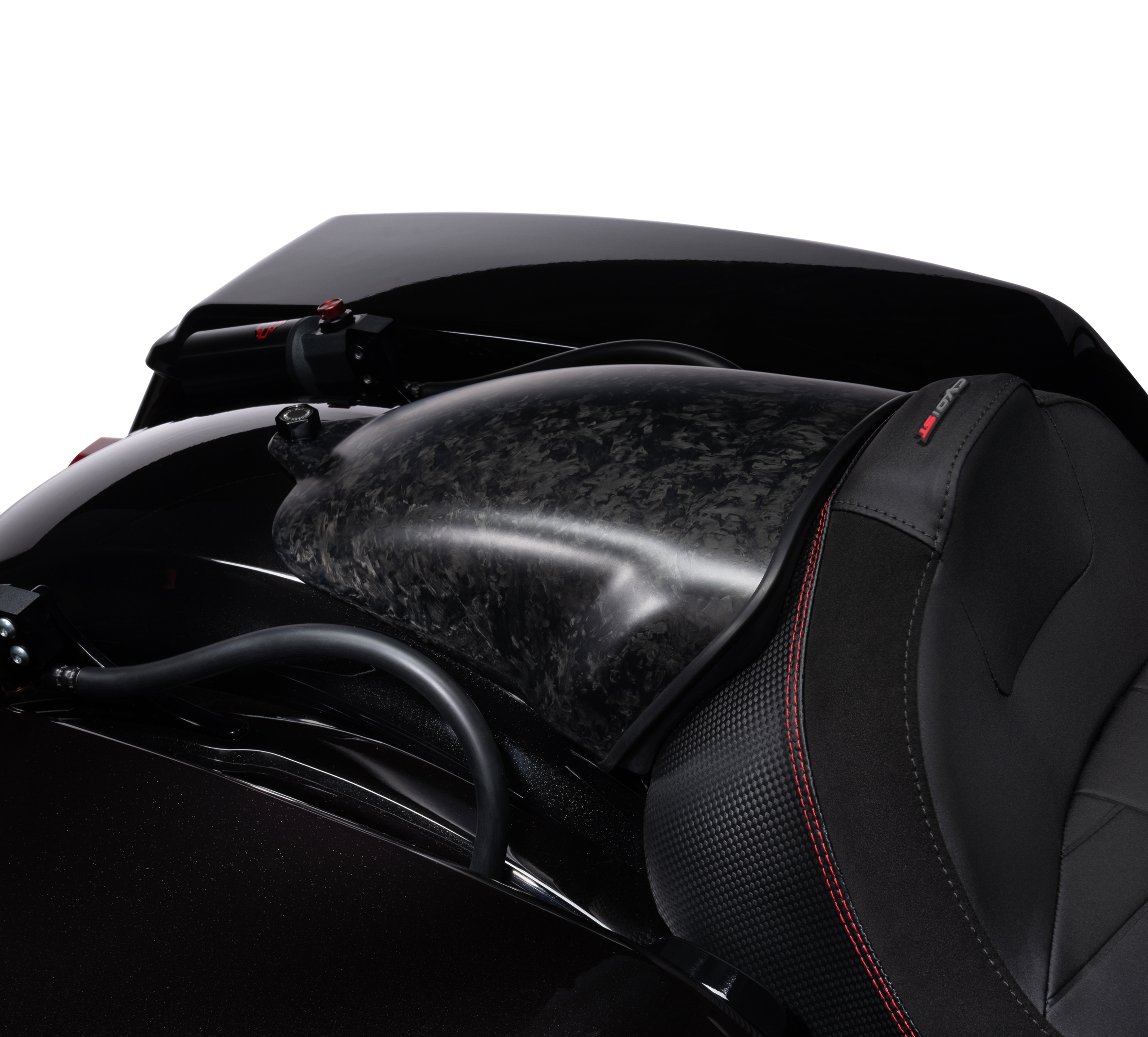 Sitzverkleidung aus Forged Carbon