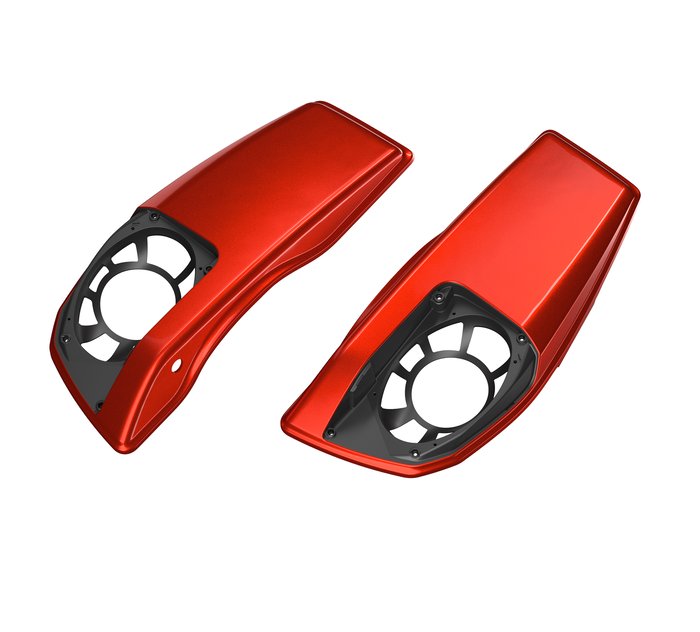 Color Matched Saddlebag Speaker Lids - Left & Right 1