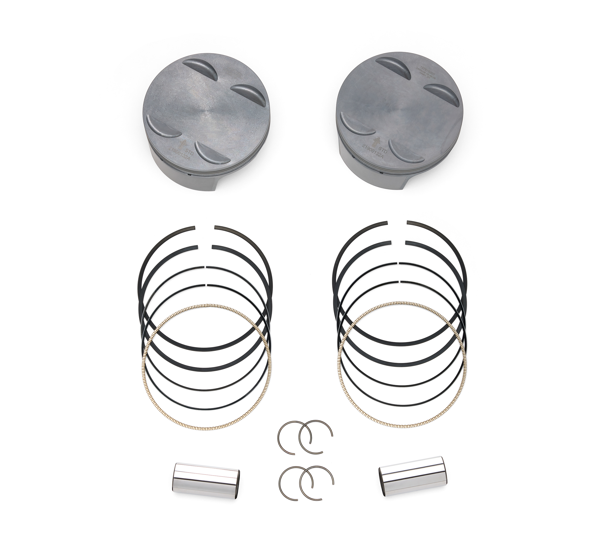 Ensemble de pistons forgés à haute compression Screamin’ Eagle –4,155 po x 4,5 po (122 po³)