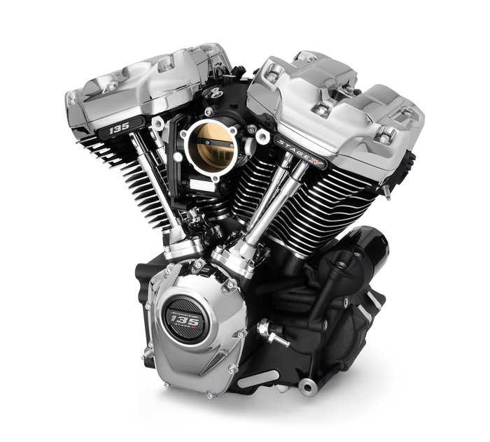 Motor ensamblado de alto rendimiento Screamin' Eagle 135ci Stage IV: enfriado por aire/aceite 1