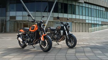 Two HDX motorcycles