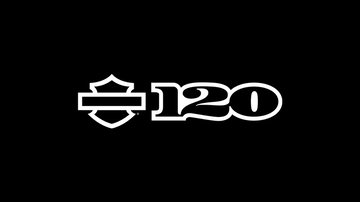 H-D 120th logo