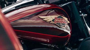 120th Anniversary logo on motorcycle