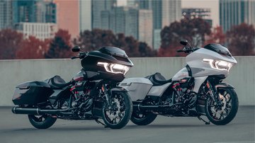 Two CVO Motorcycles