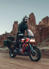 Atrakcyjne zdjęcie motocykla CVO Pan America