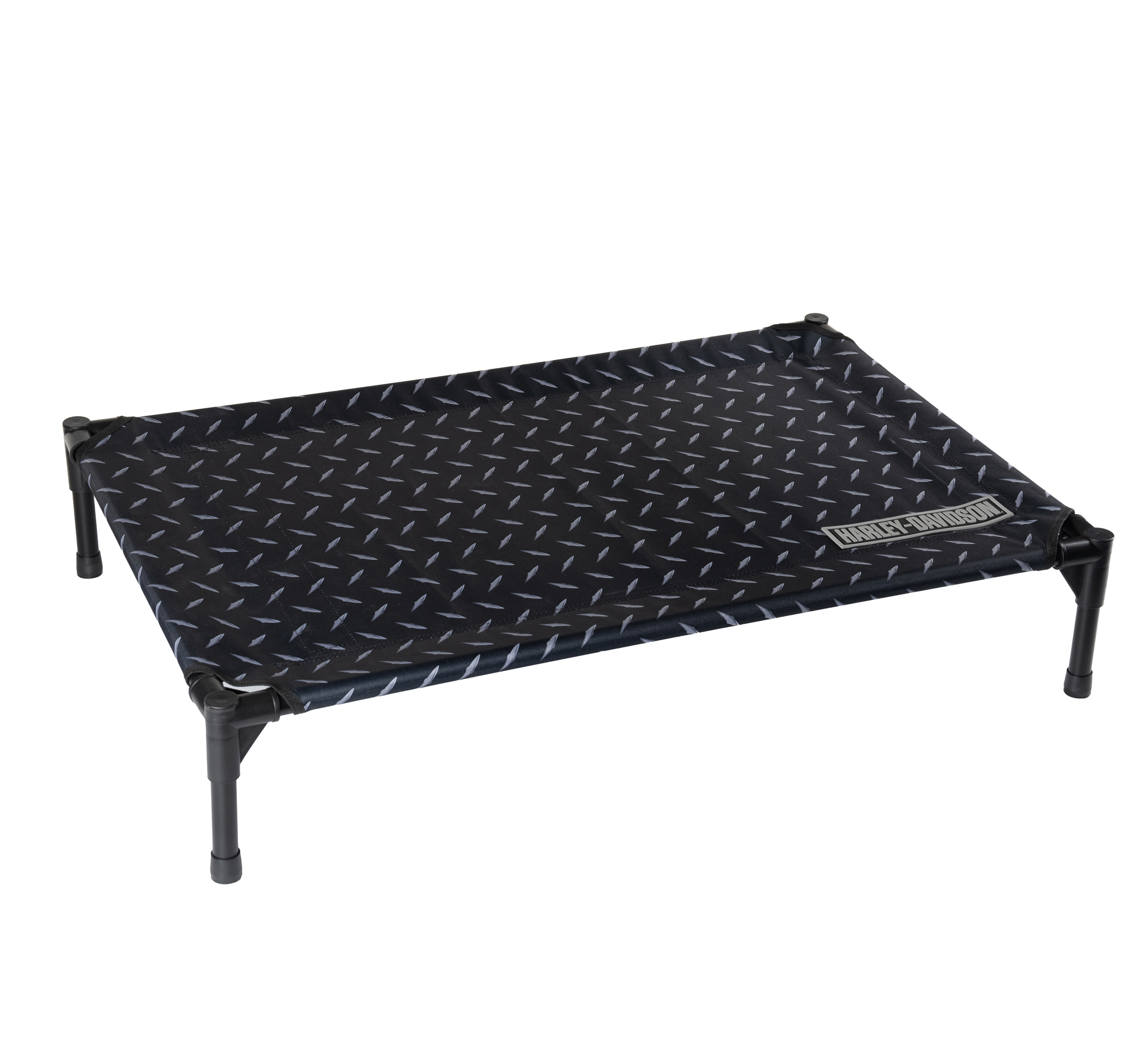Diamond Plate Elevated Pet Bed