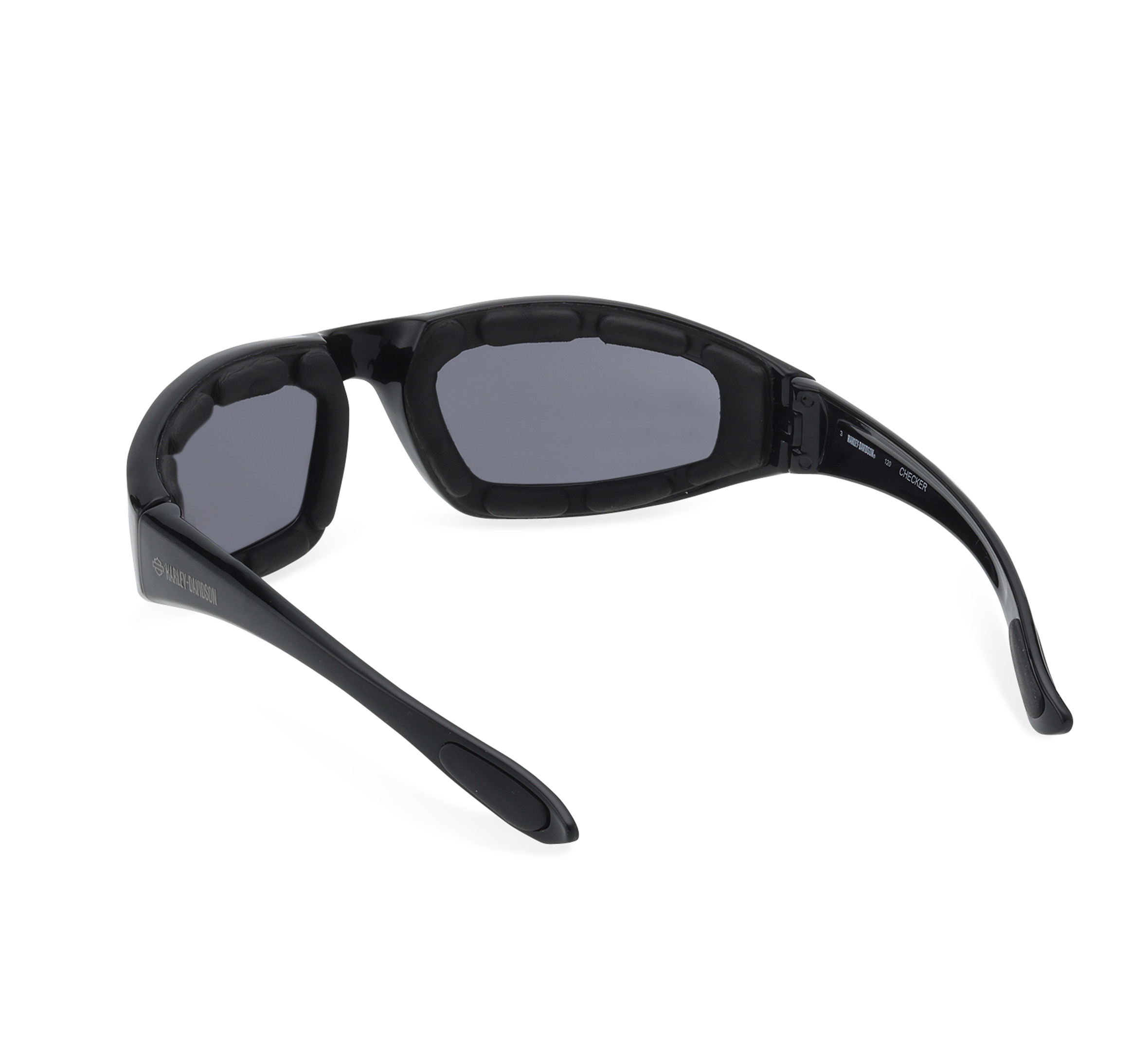 Checker Oval Motorcycle Riding Sunglasses