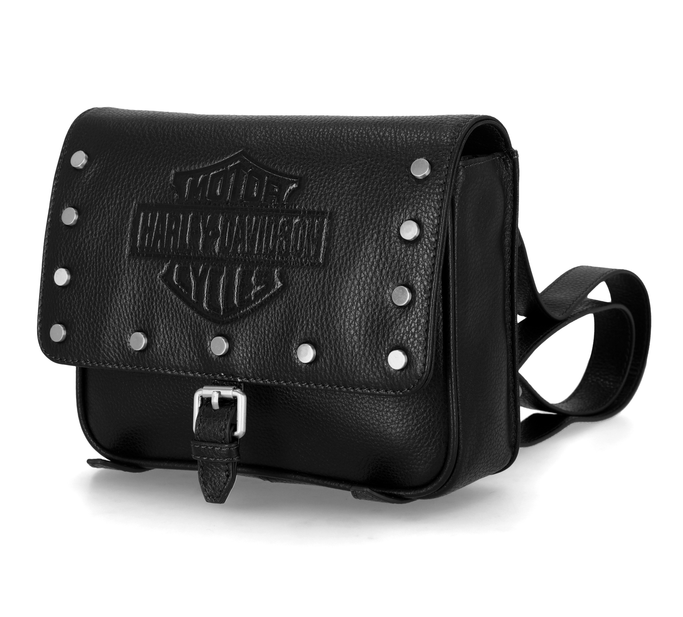 black leather biker studded backpack Punk Gothic Studs Faux | Ro Rox Boutique and perfect for long rides and everyday adventures. Handmade Leather City Backpack -