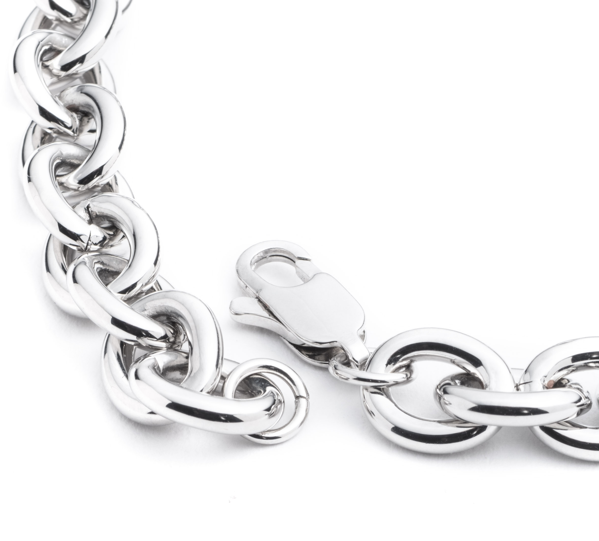 Women's Bar and Shield Plaque Chain Bracelet