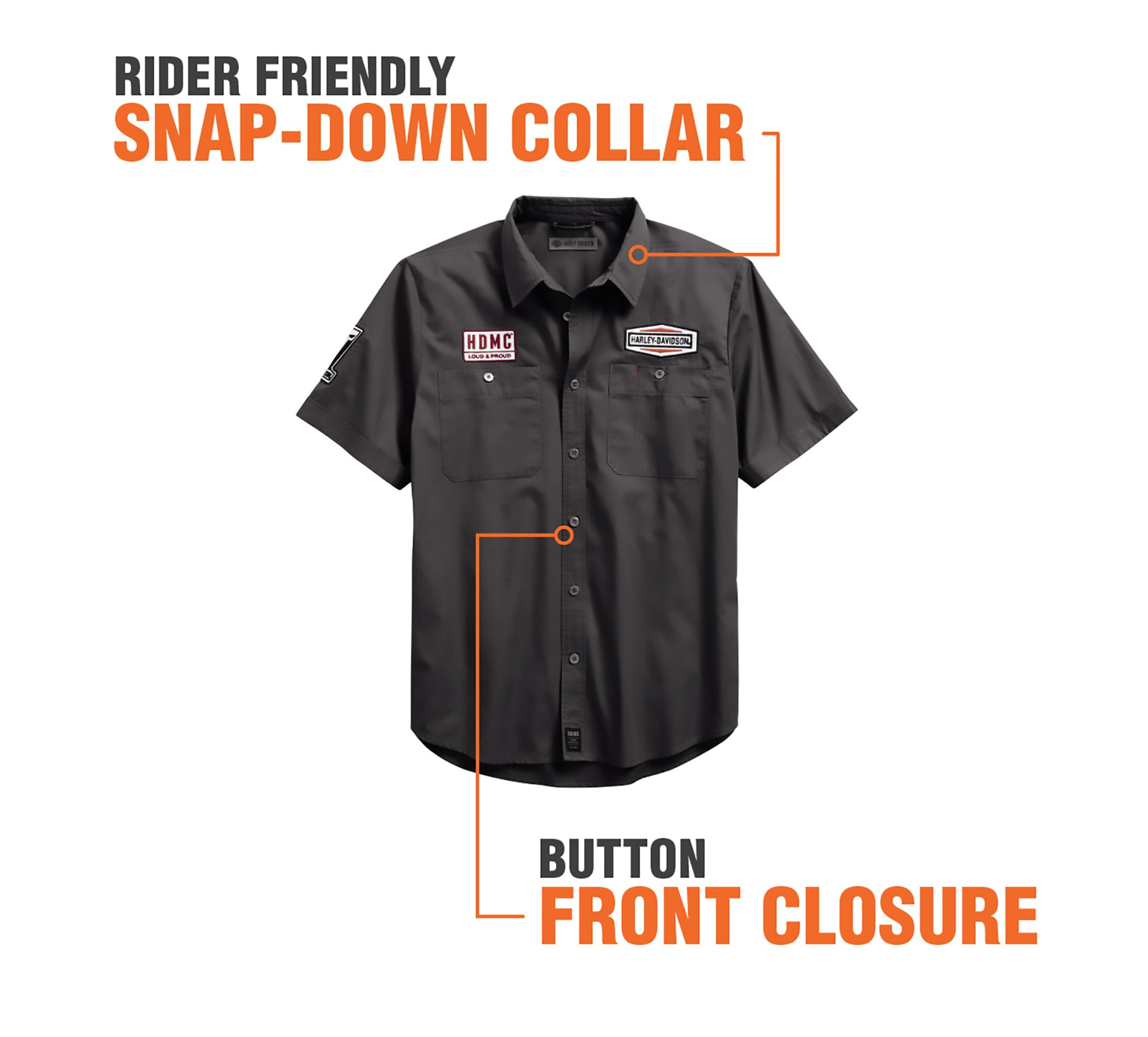 Men's #1 Skull Patch Shirt