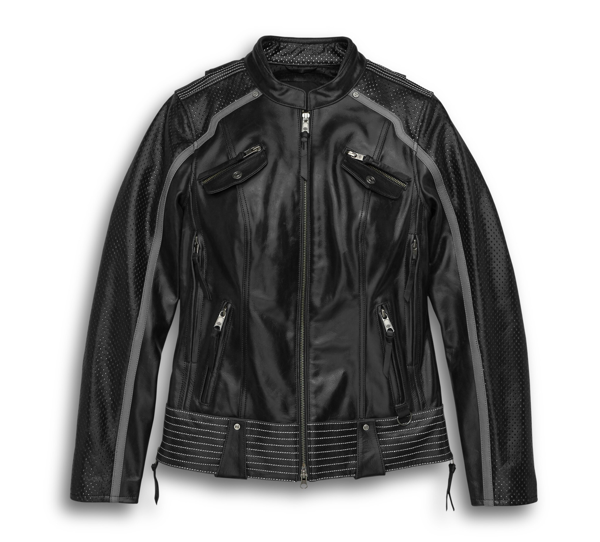 Women's Hairpin Leather Jacket