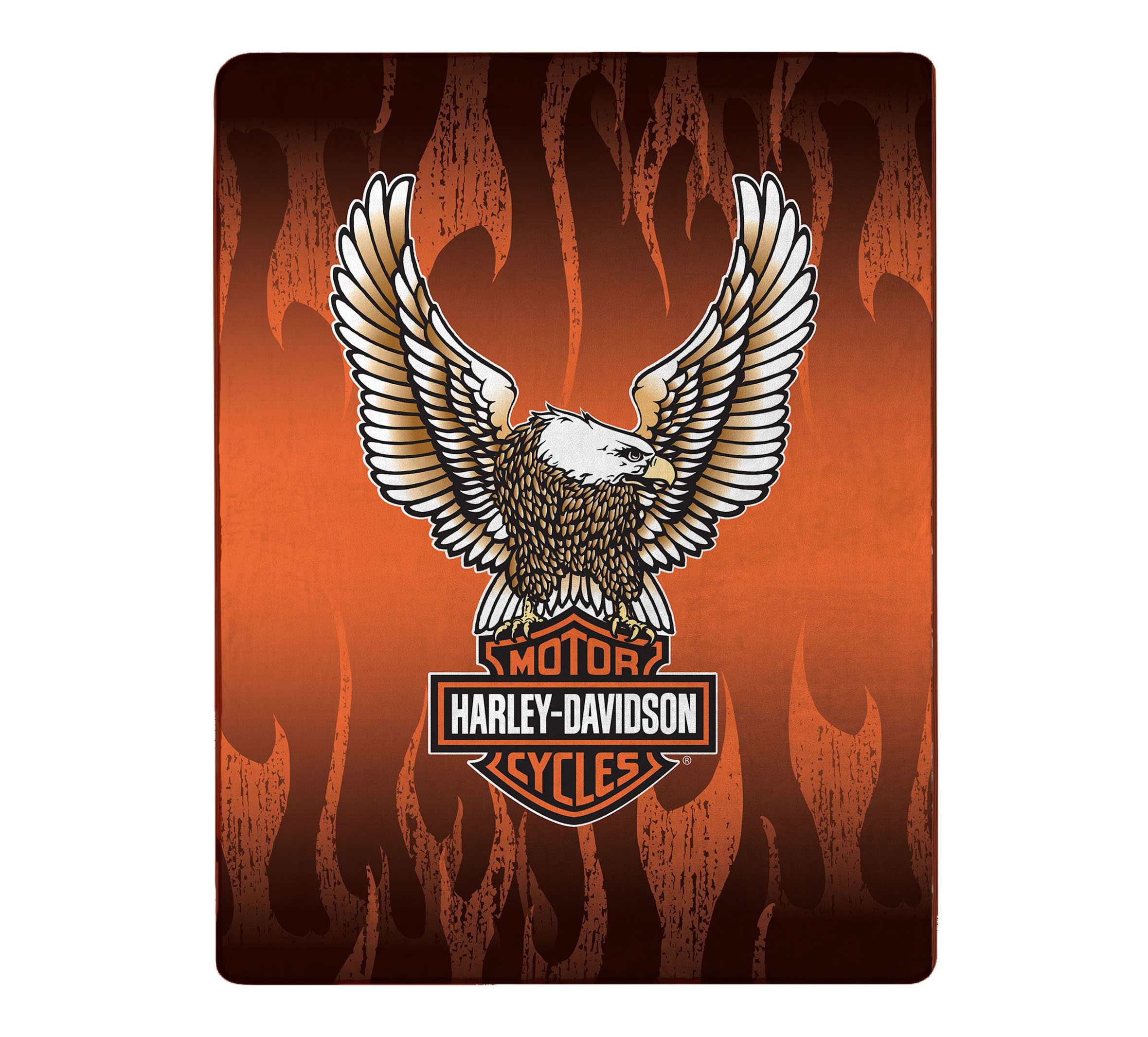 46x60 Flying Flames Silk Touch Throw Blanket | Harley-Davidson USA