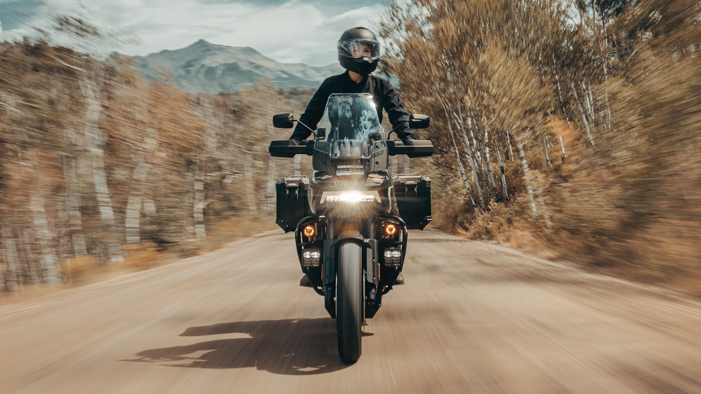 2026 Pan America 1250 Limited Riding Shot