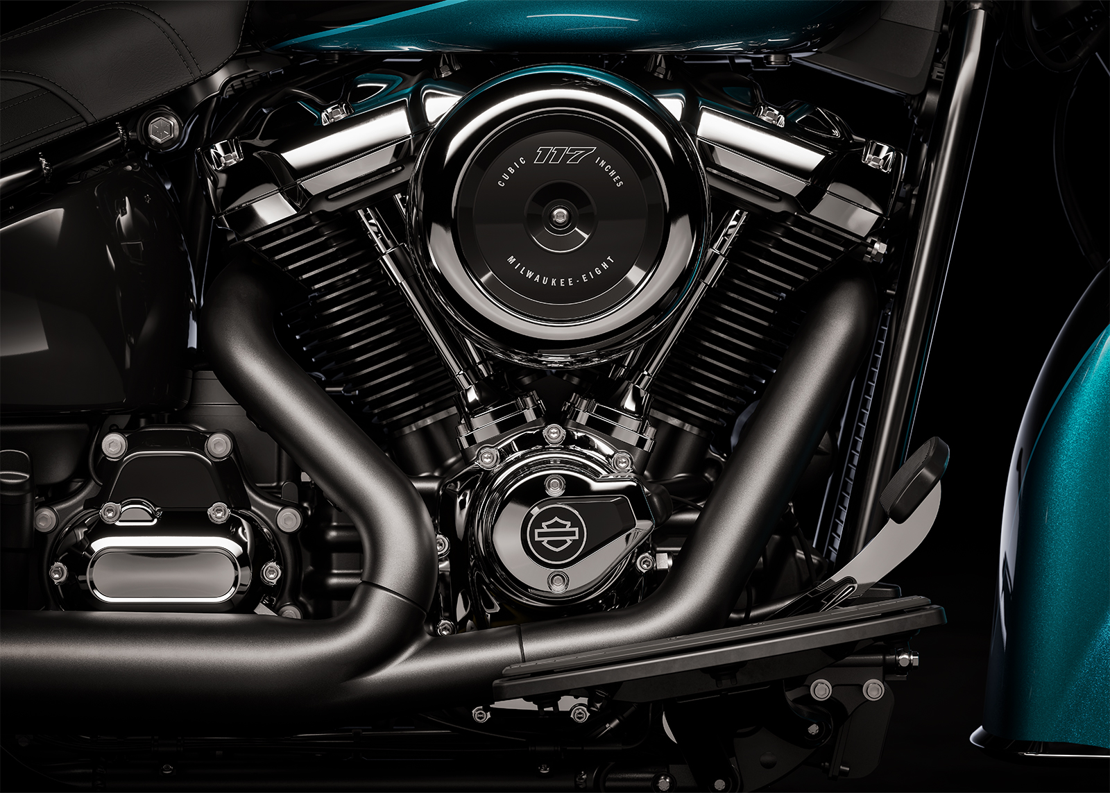 محرّك Milwaukee-Eight 117 Classic في درّاجة 2026 Heritage Classic