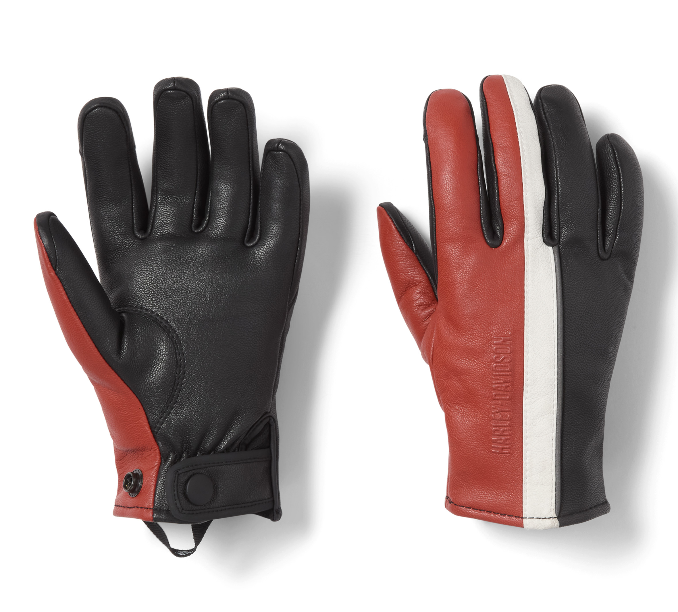 Women's H-D Trenton Leather Riding Gloves