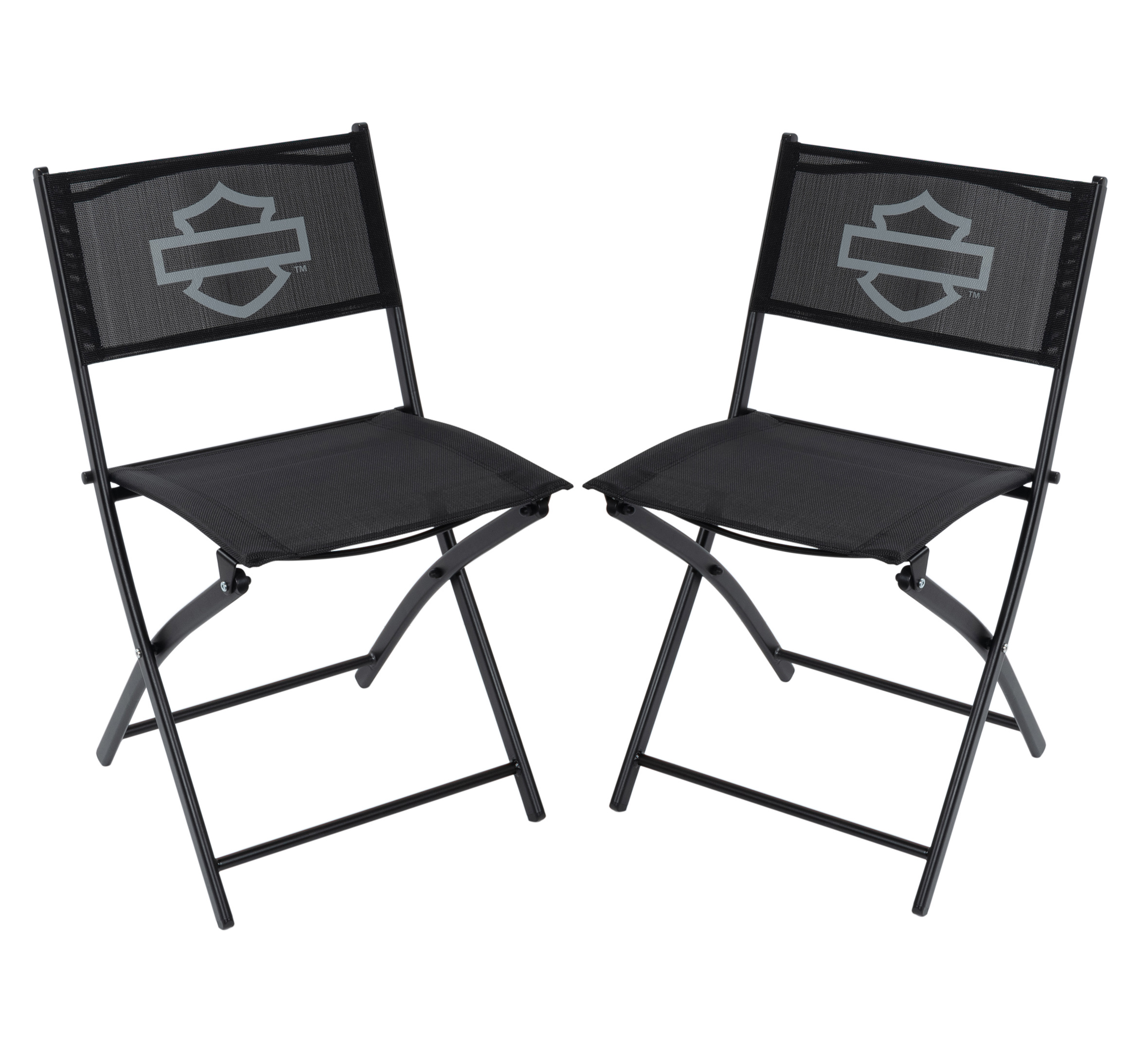 Open Bar & Shield Bistro Chair Set of 2