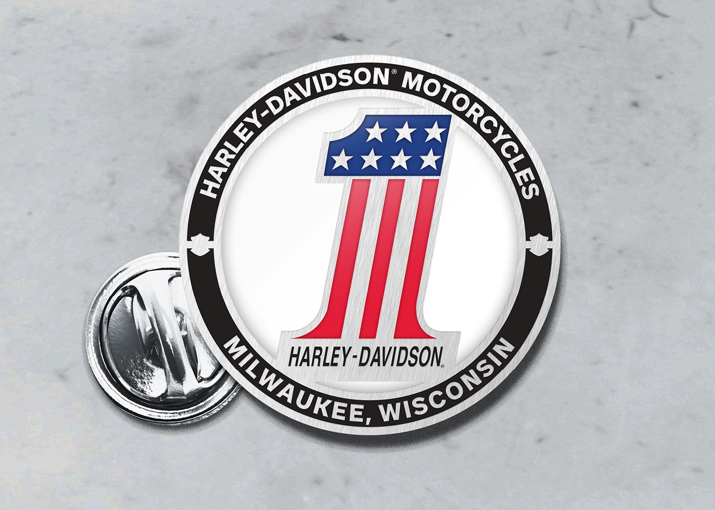 épinglette numéro 1