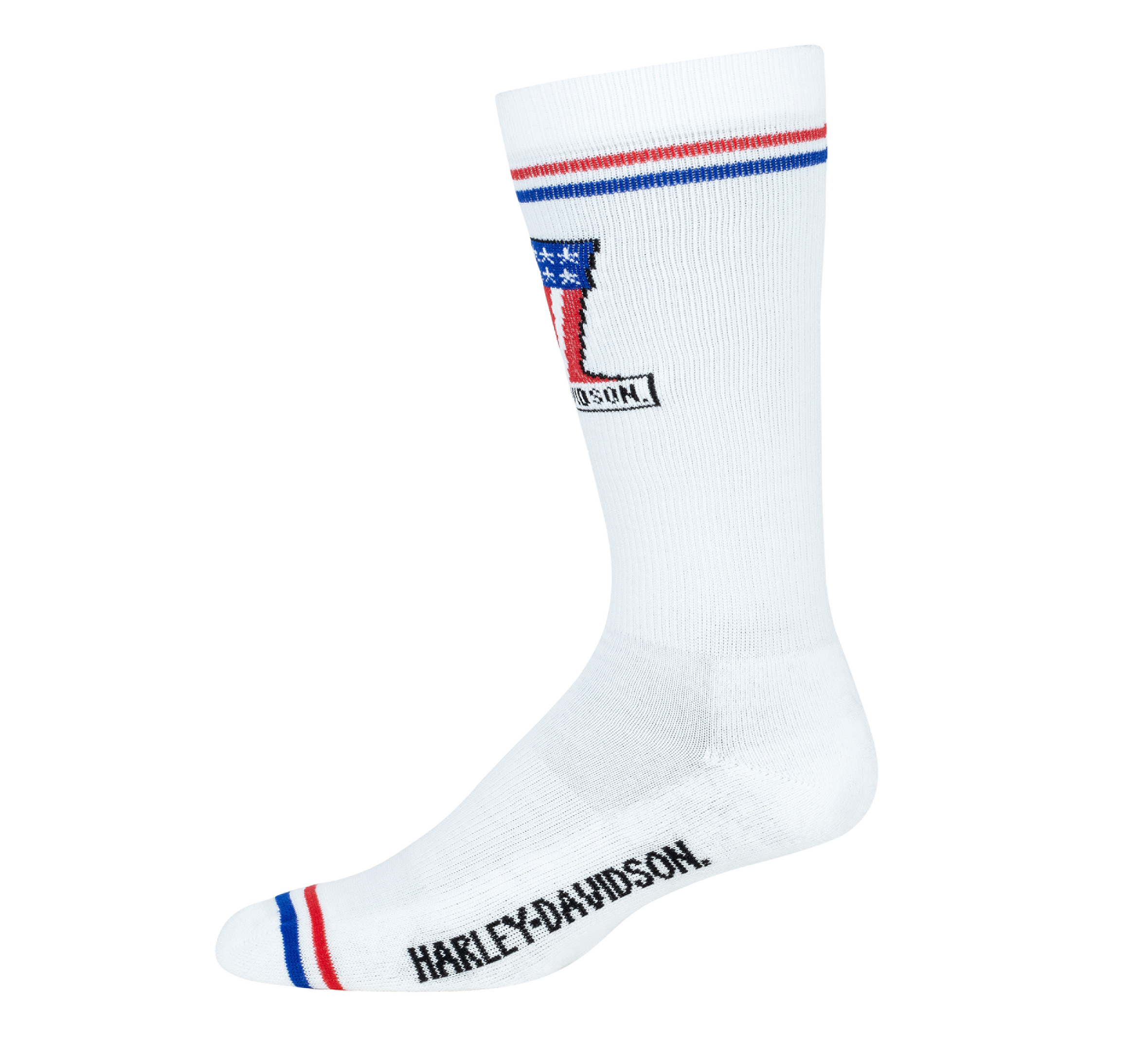 2 Pack Mens Number 1 Logo Crew Sock