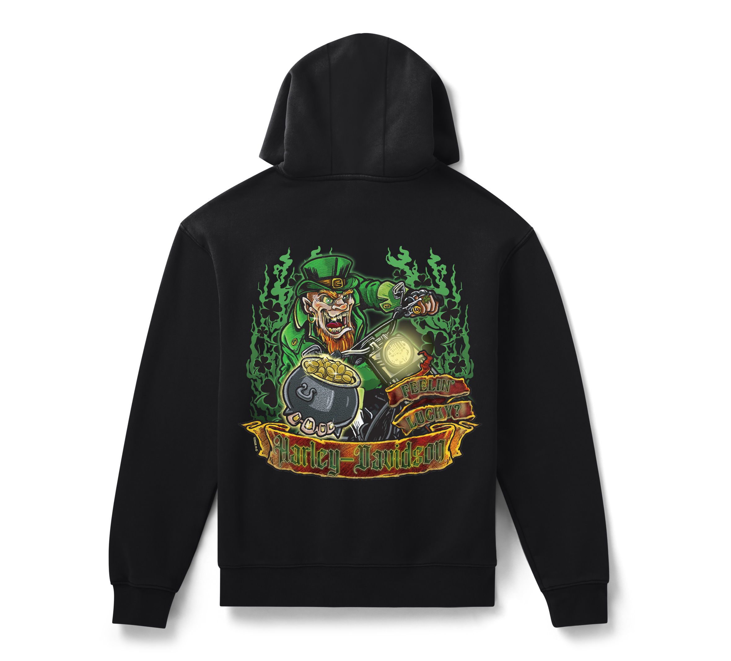 H-D Feeling Lucky Pullover Fleece Hoodie