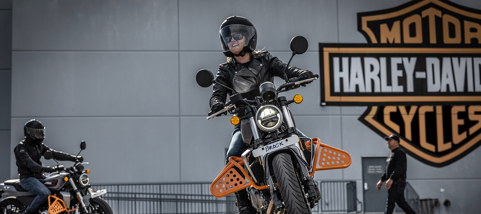 Aluno no curso da HD Riding Academy