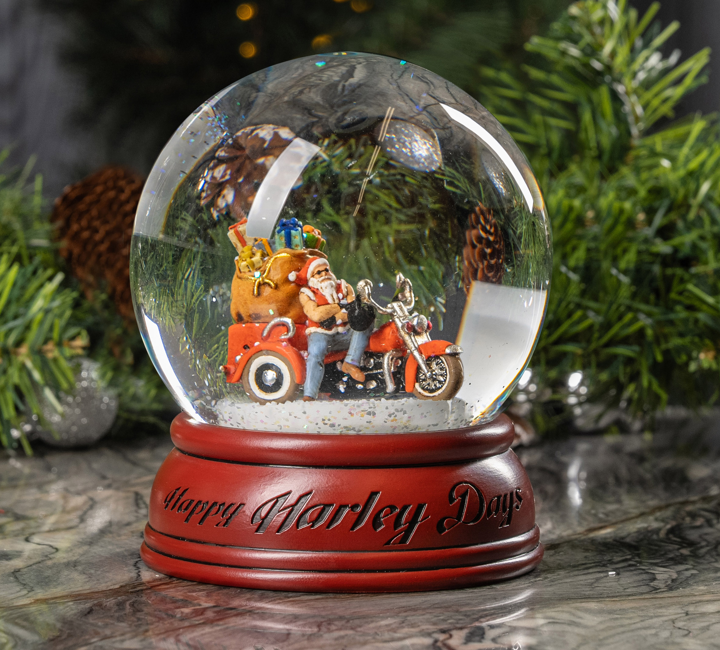 2025 Biker Santa Snowglobe | Harley-Davidson USA