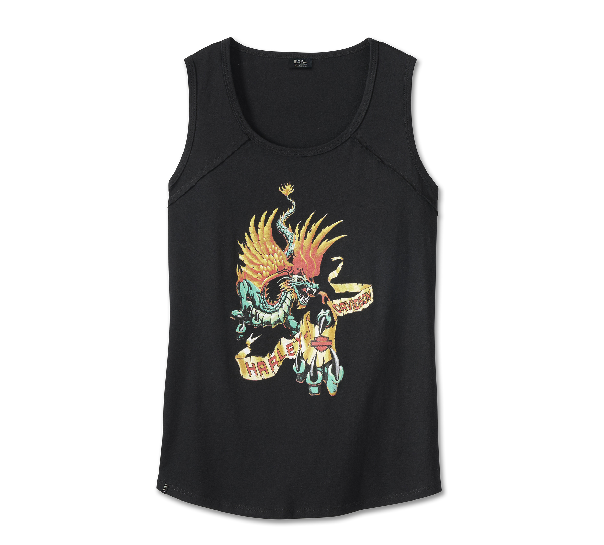 Women's Retro Dragon Muscle Tank Top
